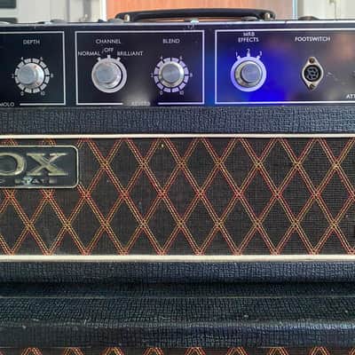 Vox Conqueror 2-Channel 30-Watt 2x12" Piggyback Guitar Amp 1967 - 1969 - Black image 12