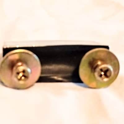 TAMA VINTAGE RARE BUTT PLATE WITH SCREWS 90's - CHROME - FREE SHIP TO C-USA! image 2