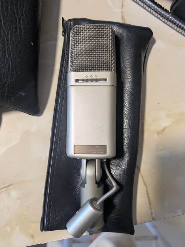 Sony C-48 Condenser Microphone 1990s - Silver image 1