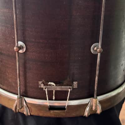 Leedy 10 x 15" Marching Snare Drum Vintage 8 Lug image 4