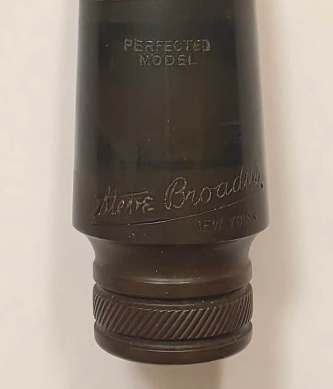TENOR Steve Broadus New York S4β "perfected model" hard rubber tenor saxophone mouthpiece image 1