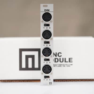 Malekko DIN Sync Expander Euro Module w/ 3.5mm TRS to 5-Pin MIDI Cables #58532 image 2