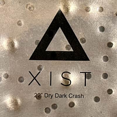 22" Istanbul Agop Xist Dry Dark Crash Cymbal 1684g *Video* image 4