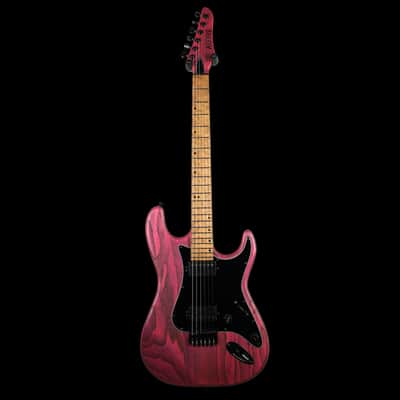 Kiesel Delos D6H Custom Made USA Guitar - Flamingo Pink image 3