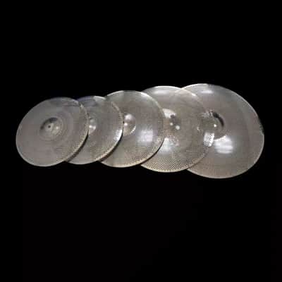 (Much more Holes)Low Volume Cymbal Set 14"hihat 16"crash 18"crash 20"ride image 1
