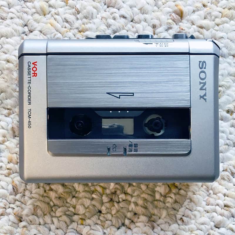 [RARE] SONY TCM-450 Walkman Cassette Corder, MINT Shape ! Tested & Working ! image 1