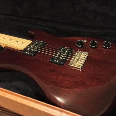 1981 Kramer Pacer Guitar "Strat Head" Deep Walnut in Very Good Condition image 1
