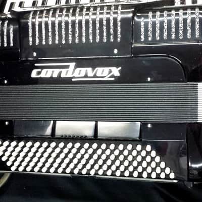 Cordovox Super V 5 Double Tone Chamber Accordian Jet Black w/Electronics image 8