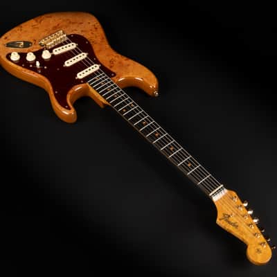 2021 Fender Custom Shop Artisan Maple Burl Stratocaster NOS - Aged Natural | USA Limited Edition Roasted Birdseye Maple Neck Macassar Ebony Fretboard Kloppmann ST60 Pickups | CoA OHSC image 7