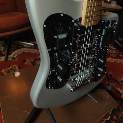 Formanta Style USSR Electric Guitar Built In Tone Bender Soviet Germanium Fuzz image 11
