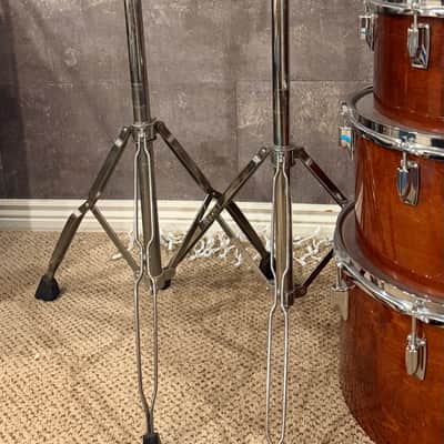 FACTORY MATCHED Tama Superstar Series Concert Toms 8/10/12/14” 1982 w/ Stands image 3