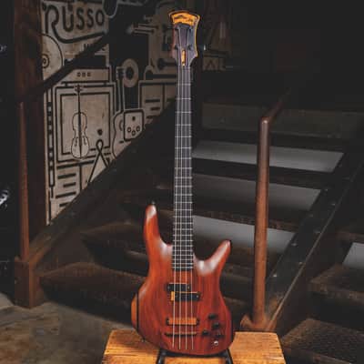 1991 Carl Thompson Custom 4 String Bass Guitar w/ OGB - Used image 4