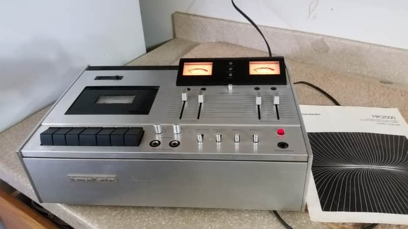 Harman Kardon HK-2000 1970 Antique Silver Case image 1
