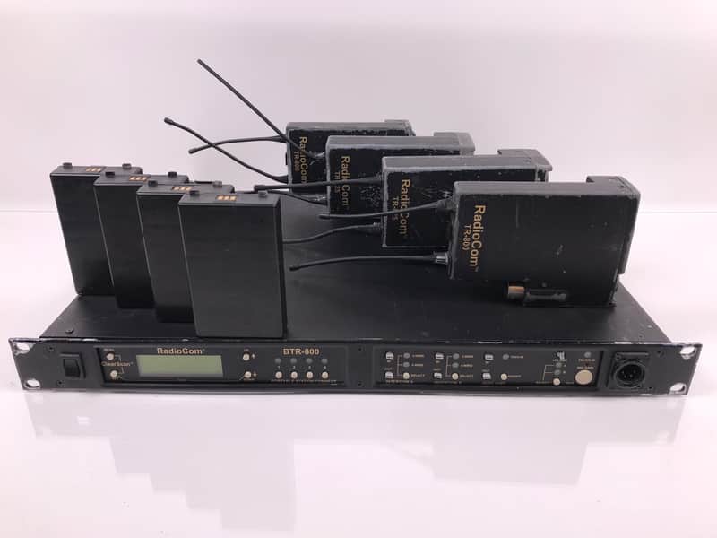 Telex BTR-800 Wireless Intercom w/ 2 TR-825 & 2 TR-800, B4 Block image 1