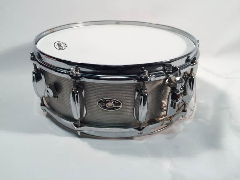 Slingerland No. 140 Student Model 5x14" 10-Lug Ribbed Aluminum Snare Drum 1960s - 1970s image 4