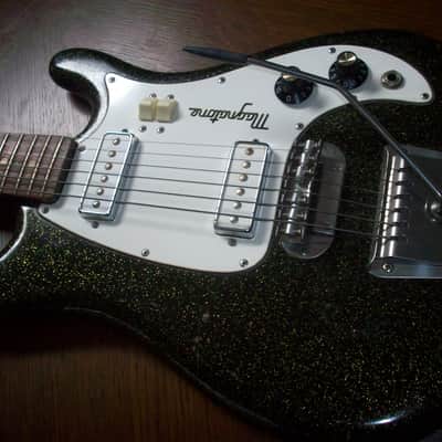Magnatone Starstream X-5 Zephyr 1964 - 1966 - Black Sparkle image 3