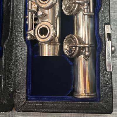 William S Haynes Handmade Conservatory Flute 1980 - Silver image 11