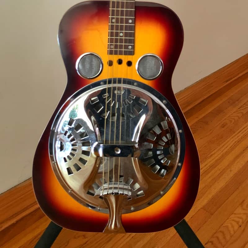 1986 Dobro Model 60 -S square neck Sunburst