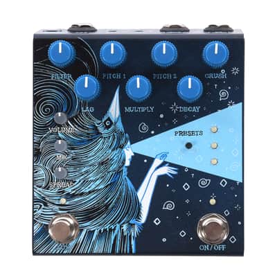Old Blood Noise Endeavors Dark Star v3 Stereo Soundscape Reverb Pedal Blue image 1