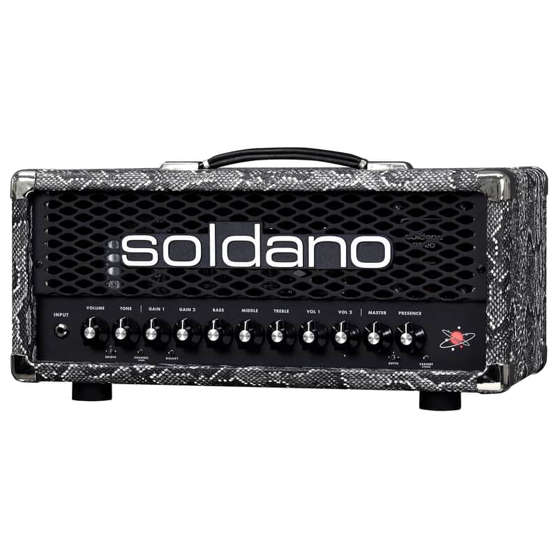 Soldano ASTRO-20 3-Channel 20-Watt Guitar Amp Head 2023 - Present - Snake Skin image 1