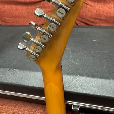 Jackson X Series DX10D Dinky Japan 2006 Amber Sunburst w/Jackson Case image 6