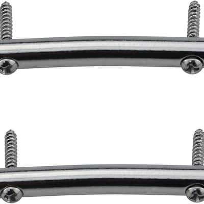 2PCS Guitar String Retainer Bar String Tension Bars Headstock String Trees Guitar String Retainer Bar for Floyd Rose Guitar, Silver image 1