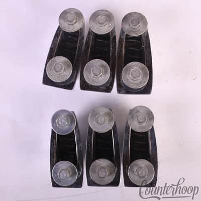 *Ludwig 6x Tom/Snare Drum Small Classic Lugs Set Chrome 1 1/4" Vintage  USA 70s* image 3