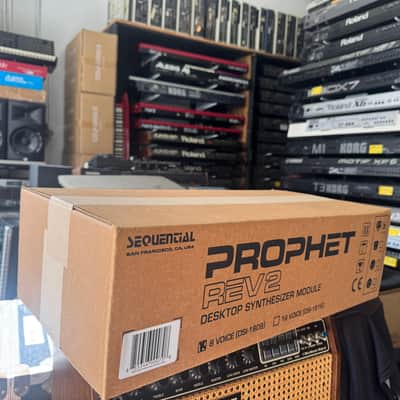Dave DSI Sequential Prophet Rev 2 Desktop 8-Voice Polyphonic Analog Synth rev2 //ARMENS// image 1