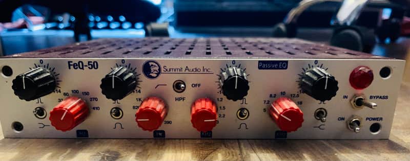 Summit Audio FeQ-50 Dual-Path 4-Band Passive Parametric Equalizer 2010s - Silver image 1