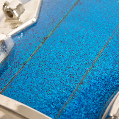 Gretsch Rack Tom Set (Blue Sparkle 70's Rack & Floor) 13x9 & 14x13 owned By J Mascis image 24