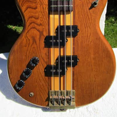 Left Hand Vantage VP795B Bass Guitar, 1981, Japan, Matsumoku Factory, 34 " Scale, Set Neck image 3