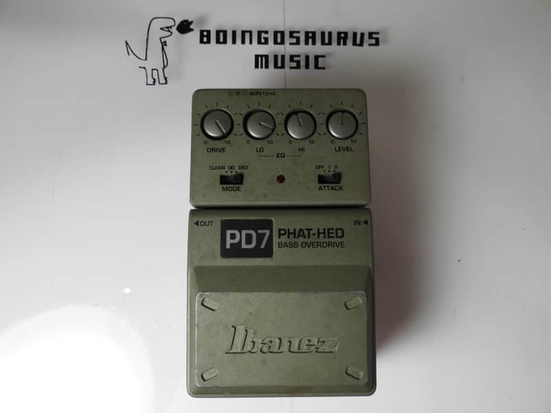 ベース Ibanez PD7 Ibanez PD7 Phat-Hed Bass Overdrive | Reverb