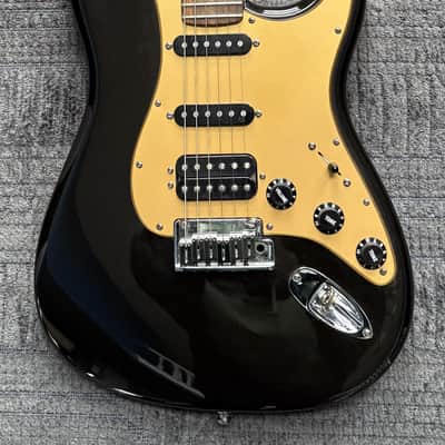 Fender American Deluxe Fat Stratocaster HSS with Rosewood Fretboard 2008 - Montego Black image 1