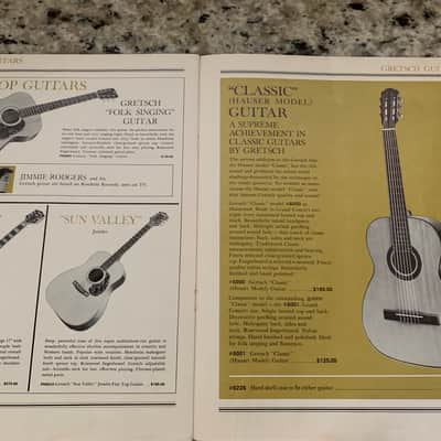 Gretsch Guitar Catalog 1961 Rare Original Rancher Sun Valley Corsair ElDorado Bikini Corvette Duo Jet Firebird Clipper Anniversary image 7