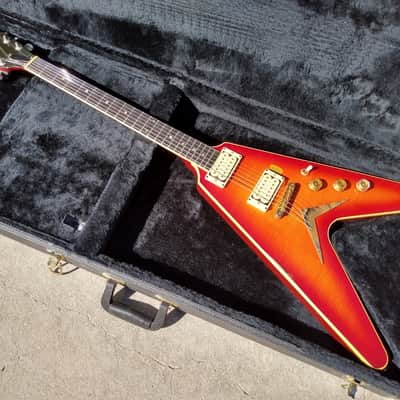 Vintage 1978 Dean V - Not a Reissue - Flamed Cherry Sunburst - Very Rare Find! image 1