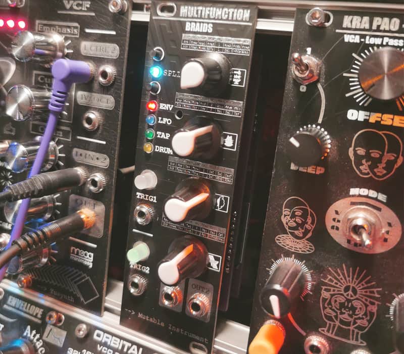 DIY Beaks | THT Clone of Peaks -Mutable Instrument | 8HP Eurorack - Unique Panel image 1