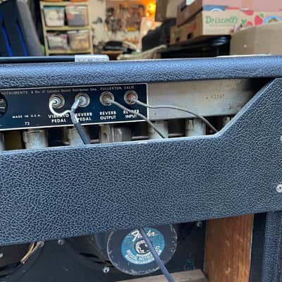 Fender Pro Reverb 2-Channel 40-Watt 2x12" Guitar Combo 1965 - 1967 - Black Panel image 20