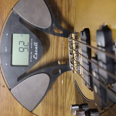 SkunkWerx USA Custom "Aster" Meteora Bass 2021 Butterscotch Fender Japanese JB Neck SD Dragonfire image 17