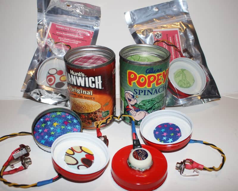 Tin Can Lo-Fi Microphone Kit - The Original Tin Can Mic & DIY Tin can Kits. (HQ) VOX & Harmonica image 1