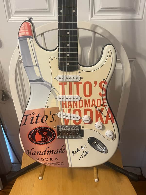 Silvertone Tito’s Vodka Promotional Electric Guitar - 2010s - Like New! image 1