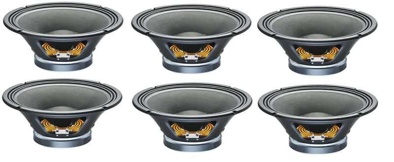6x Celestion TF1225e 12" pressed steel chassis, ferrite magnet bass/mid driver 8 Ohm image 1