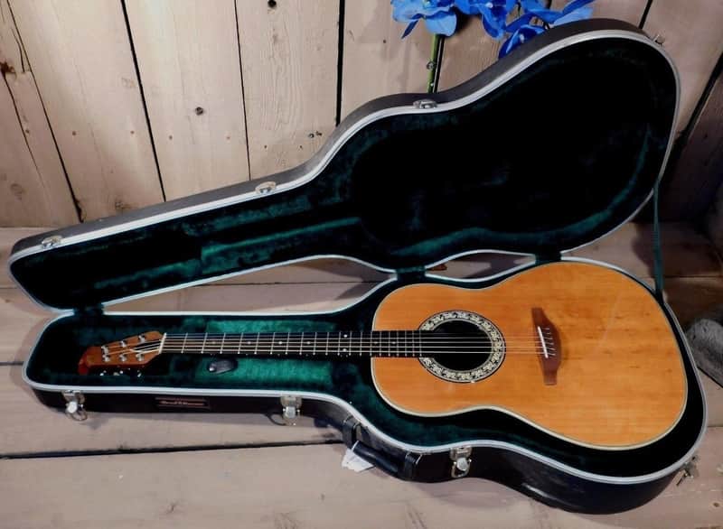 Ovation 1111-4 Balladeer 1973 USA Acoustic Guitar w / Case! | Reverb