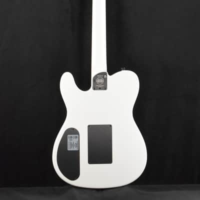 Mint Fender Jack White Triplesonic Acoustasonic Telecaster Satin Arctic White with Black Top image 9