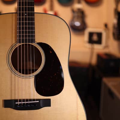 Martin D-18 Satin Standard Series Acoustic Guitar - Satin Natural with Aging Toner 7718 image 4