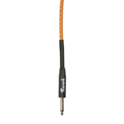 Reverb 20-foot 1/4" Guitar Cable - Orange image 6