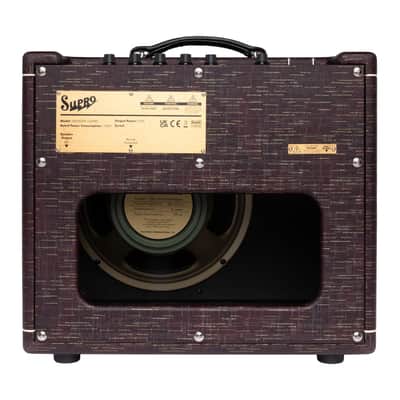 Supro Delegate 1x12 - 25W Combo w/ Reverb - Burgundy Gold Scandia (1620RCBUR) image 4