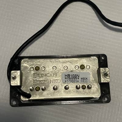 2000's Seymour Duncan Designed HB103N Neck Humbucker Guitar Pickup w/ Ring 7k image 4