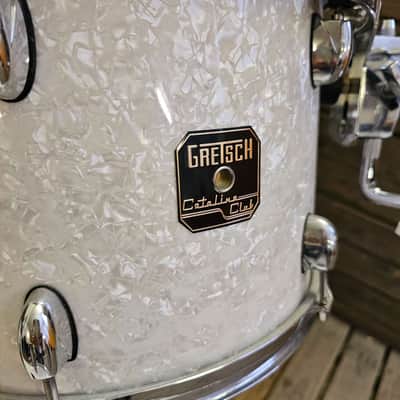Gretsch Catalina Club Drum Kit, White Marine Pearl USED! RKGRT290726 image 6