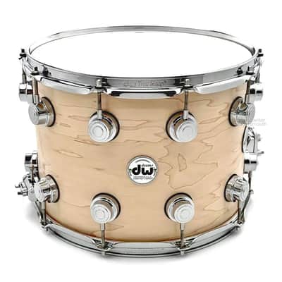 DW Collectors Maple Snare Drum 14x10 Satin Natural image 1