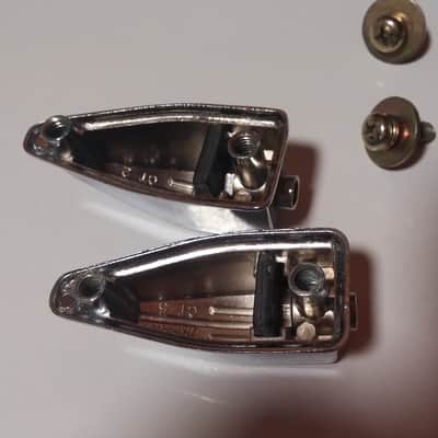 Tama VINTAGE EARLY Swingstar OCTOBON Royalstar LUGS SET OF 6 TOM  70s 80 SUPERB CHROME image 7